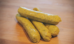 Les Saisissantes - Saucisses de pois cassés au curry jaune 55g x10