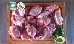 Ferme GAEC Côte Pardin - [Précommande] 1 kg Blanquette de Veau BIO Race Aubrac - PRODUIT DE SAISON
