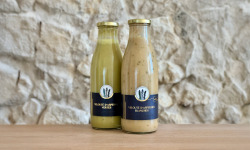 Les Asperges Perroteau - Lot de 2 veloutés : asperges blanches et asperges vertes