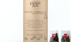 Esprit Zen - Fleurs d'Hibiscus - Bissap - Karkadé - Boite de 20 Infusettes