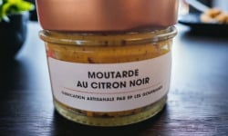 La table noire Eperluette - Moutarde au citron noir 100g