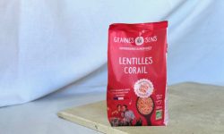 BERRY GRAINES - Lentilles corail BIO origine France - sachet 500g x10
