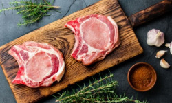 Ferme Cazalé - [Précommande] Côtes premières de porc noir Gascon 390g x1