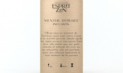 Esprit Zen - Menthe Poivrée - Infusion -  Boite -65g