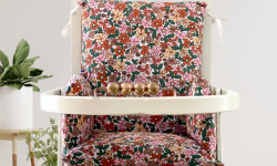 Timouny - Coussin de chaise haute, imperméable, modèle Fiona