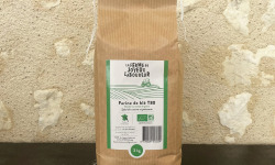 La Ferme du Joyeux Laboureur - Farine de blé tendre semi-complète T80 1kg