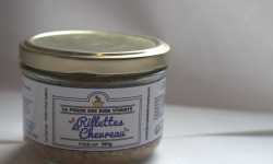 Ferme des bien-vivants - Rillettes de chevreau au piment d’Espelette, 180g