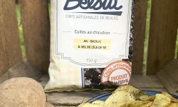 Chips BELSIA - Chips artisanales à l'ail et basilic - 150g x10