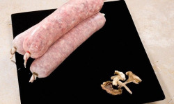 Christian Boudes - Saucisson à cuire aux Cèpes 500 gr, lot de 2 pièces