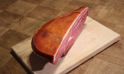 Les Jambons de Lessay - Jambon fumé - Desossé Demi avec Couenne