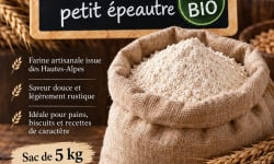 L'OLIVERAIE DU COUDON - [Précommande] FARINE DE PETIT EPEAUTRE BIO 5KG