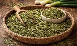 Nature et Saveurs - Ferme Aquaponique et Permacole Astérienne - Feuilles de ciboule séchées — l’aromate oublié des bouillons