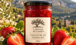 L'OLIVERAIE DU COUDON - CONFITURE DE FRAISES BIO 300GR