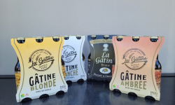 La Gâtine - Assortiment de packs de bières artisanales 33 cl: 3 Blanches, 3 Blondes, 3 Ambrées et 3 Brunes