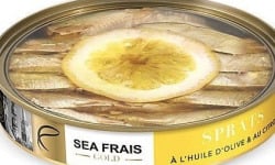 L'atelier Sea Frais - Sprats à l’huile d’olive et au citron 120gx10