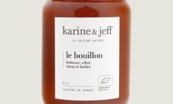 Karine & Jeff - Le bouillon - betterave, céleri, citron et herbes