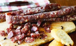 La ferme d'Enjacquet - Saucisse Sèche de Porc Faite Maison x1,7kg