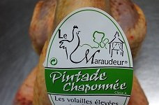 La Famille Mille - Le Maraudeur - Pintade chaponnée Plein air, prêt à cuire, 2.2kg-1.8kg