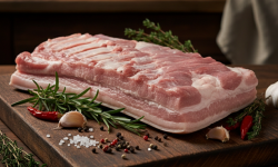 La Ferme du Chaudron - Poitrine de porc Bio entière 800g