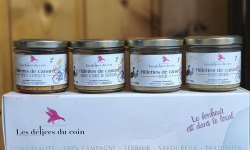 Les Délices du Coin - Coffret de 4 rillettes  80g
