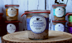 La Bourriche aux Appétits - Rillettes de Sandre aux graines de sésame et de nigelle 100g