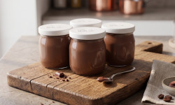Ferme de Chavenne - Lot de 4 Crème dessert choco au lait de chèvre 4x125g