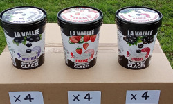 Les Glaces de la Vallée - PACK YAOURT ET FRUIT  "la Vallée" 500 ml