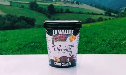 Les Glaces de la Vallée - Crème glacée au Chocolat Weiss "la Vallée" 500ml