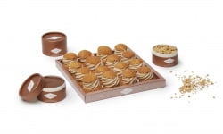 La Glacerie par David Wesmaël - Meilleur Ouvrier de France - Coffret de 16 profiteroles garnies de glace au praliné noisette maison