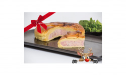 Traiteur Gourmet d'Alsace - Tourte de Noël au Foie gras d'Alsace 2Kg