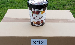 Les Glaces de la Vallée - PACK 12 Crèmes glacées au Chocolat Weiss  "la Vallée" 500 ml