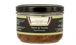 Maison PAPILLON - Artisan depuis 1955 - Terrine de Taureau Thym et Romarin 160g