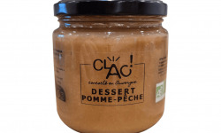 CLAC Conserverie - Dessert pomme peche bio - 400g