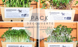 Ma Micropousse culinaire - Micro pousse Pack de découverte bio 8 barquettes