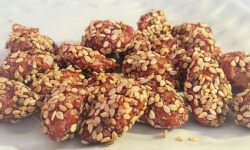 La confiserie d’antan 100% bio - Amandes caramélisées au sésames - vrac 500 gr