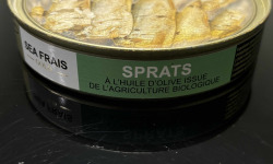 L'atelier Sea Frais - Sprats MSC dans l’huile d’olive d’origine biologique