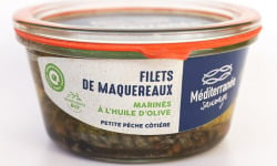 Méditerranée Sauvage - Filets de Maquereaux marinés à l'Huile d'Olive Bio Extra