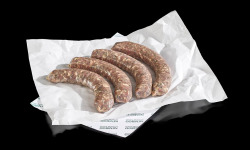 Nemrod - Saucisses de Sanglier à l'Ail des Ours (Par 4) (130g/pièce - 520g/colis)