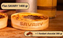 Maison Savary - Flan 1,4kg + Fondant 300gr