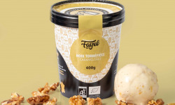 Mademoiselle Fayel - Crème Glacée Douceur de lait noix torréfiées caramelisées   - 100% Bio 500ml