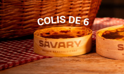 Maison Savary - Colis de 6 Flans Bois Nature ( 900 g)