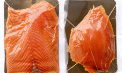 Le Fumoir Gastronomique - Saumon fumé filet en 2 paquets sans intercalaires Label Rouge 1,8kg