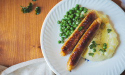 Les Saisissantes - Saucisses de pois chiches au poivre noir 55g x4