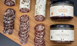 Venandi Sauvage par Nature - Assortiment apéro 100% sauvage: 3 Terrines et 3 Saucissons de Gibier