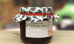 Les Perles Rouges - Confiture Extra De Pêche De Vigne Sanguine