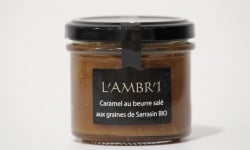 L'AMBR'1 Caramels et Gourmandises - Crème de Caramel au Sarrasin - Pot de 130g