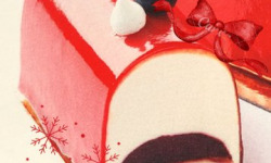 Traiteur Gourmet d'Alsace - Bûchettes de Noël Vanille et fruits rouges 2 pièces