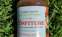 Massot Delphine et Garrigue Marc - Confiture BIO de nectarines blanches / Lot de 12 pots de 360 gr