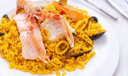 Poissonnerie La Piriacaise - Paella de la mer 3 parts plus 1 gratuite