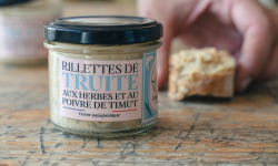Eauzons ! - Rillettes de Truite aux herbes et au poivre de Timut